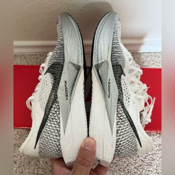 Nike ZoomX Vaporfly Next% 3 White Metallic Silver - Picture 7 of 9
